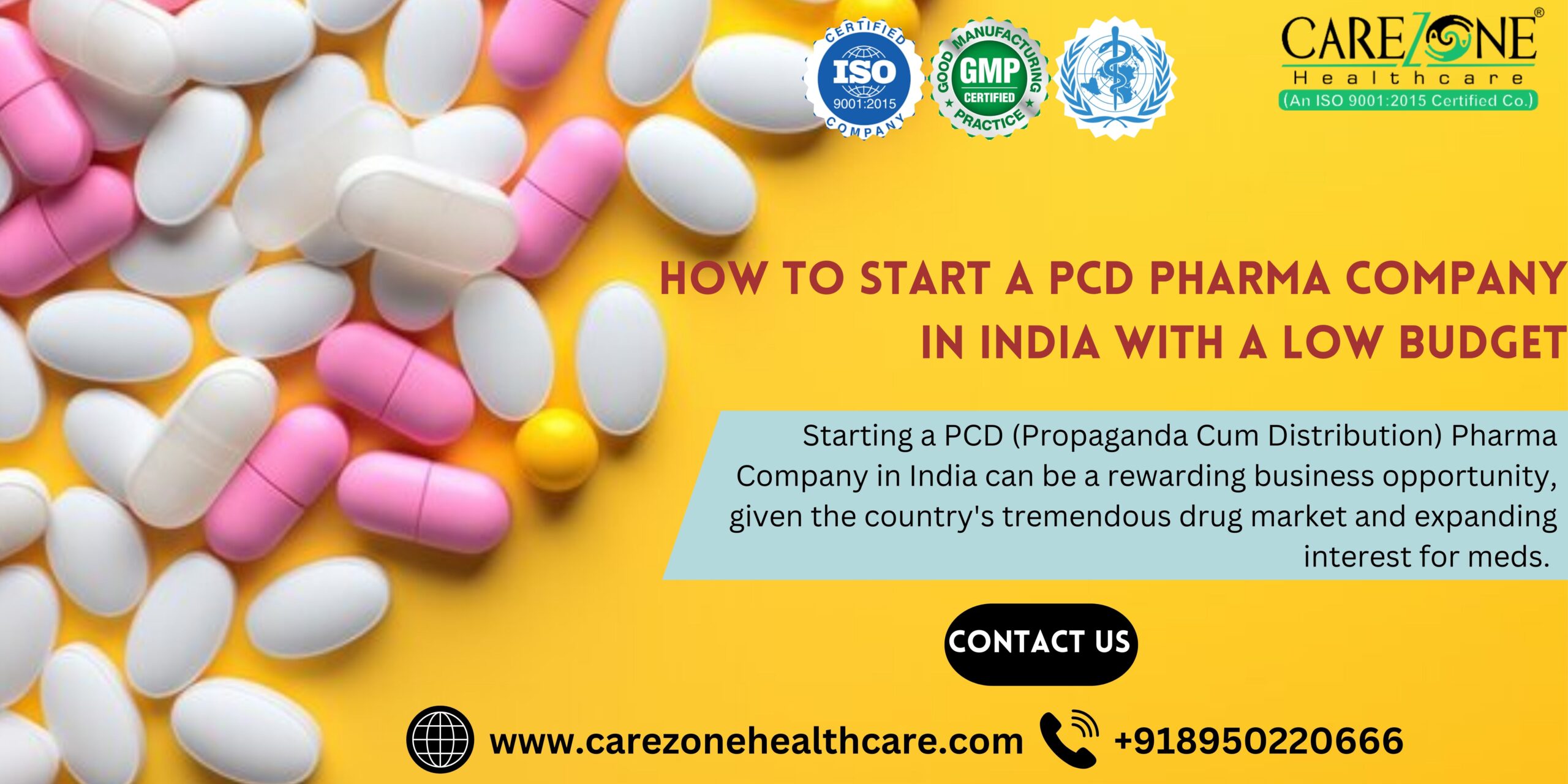 How to Start a PCD Pharma Company in India With a Low Budget